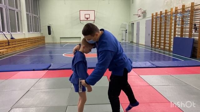 Самбо самооборона задняя подножка #самооборона