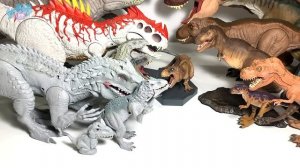 T-Rex vs Indominus Rex! Jurassic World & Jurassic Park Dinosaurs Collection