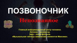 Позвоночник. Непознанное - 1 часть