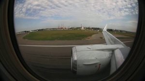 UT380 Boeing 737-500 landing in Vnukovo