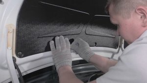 Установка обивки крышки багажника ArtForm для LADA Granta (седан) FL / Лада Гранта ФЛ с 2018 г.в.