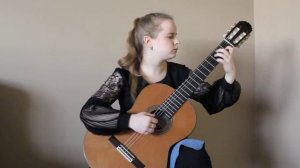 Шепелева Виктория. Ф.Сор - Соната до мажор, И.С.Бах - Аллеманда из 3-й виолончельной сюиты.