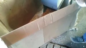 Щепорез / молотковая дробилка "СОВА- Щ500"  дробим березу.