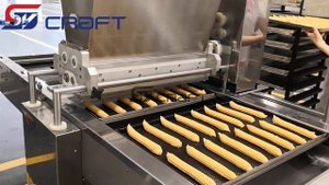Производство эклеров на машине для начинки изделий RoboFiller