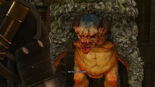 Witcher 3: Bart, the Troll - A Highly Intellectual Conversation смотреть онлайн