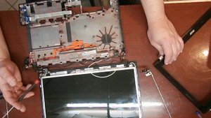 Ремонт корпуса ноутбука Acer Aspire V3-551G, часть первая.