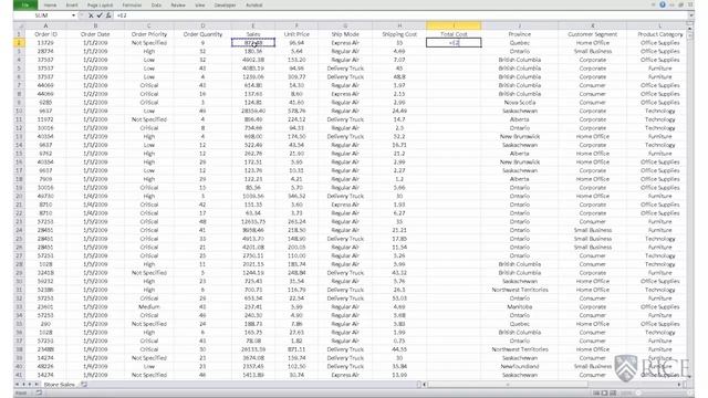 Arithmetic Manipulation in Excel - Introduction to Data Analysis Using Excel by Rice University #4