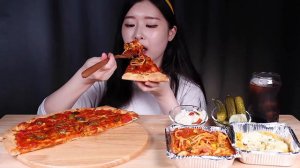 고스트페퍼로니피자 아주매운맛 🔥치즈오븐스파게티 & 마약옥수수 먹방 | THE SPICIEST PIZZA IN KOREA 🍕GHOST PEPPERONI PIZZA 🌶 MUKBANG