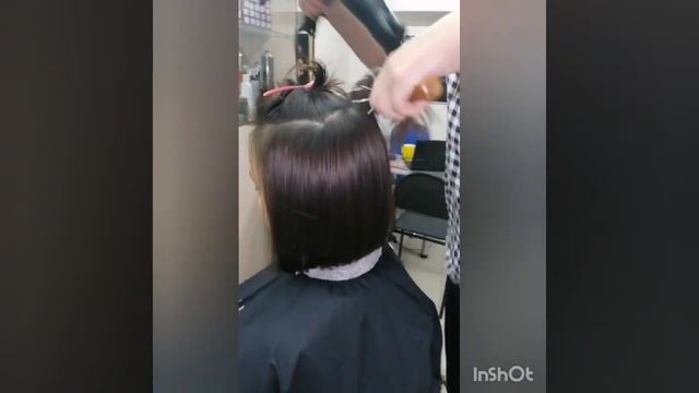 Идеально ровное каре. Часть 2 Укладка и доработка 1 часть по ссылке https://youtu.be/4TTsykGB3hM смотреть онлайн