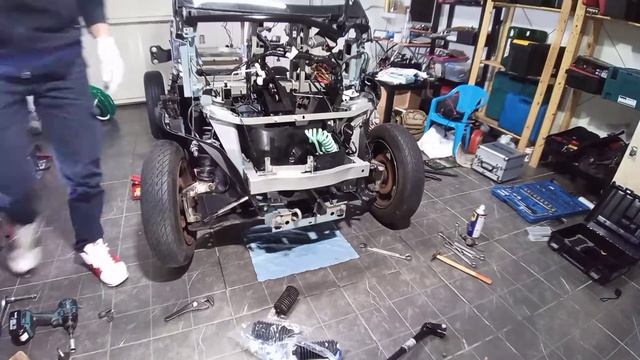 Twizy comfort kit v4, steering system, shock absorber and bearings ep.7 zero to Twizy English смотреть онлайн