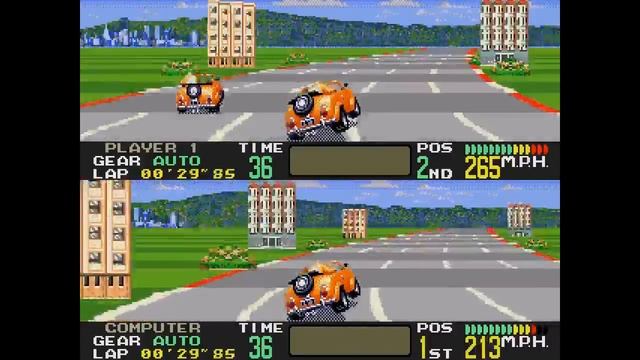 OutRunners ... (Sega Genesis) Gameplay смотреть онлайн