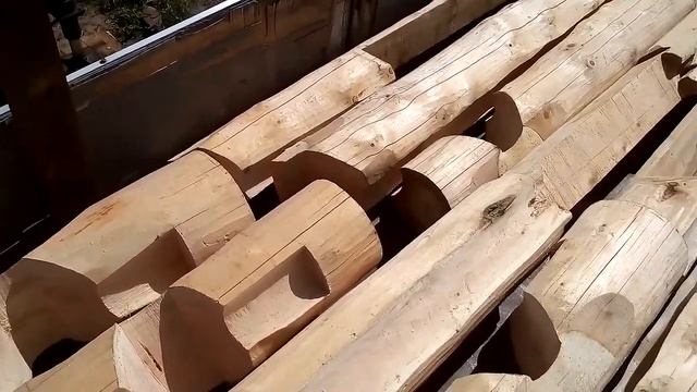 Покрытие сруба антисептиком