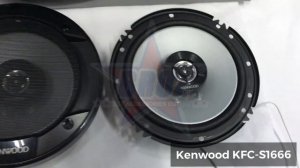 Broz Car Accessories - Kenwood KFC-S1666 Stage Sound Series 2 Way Speakers