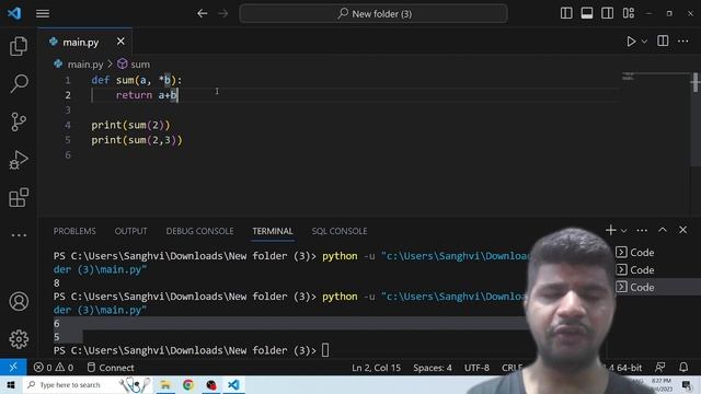 Function overloading in Python in Hindi