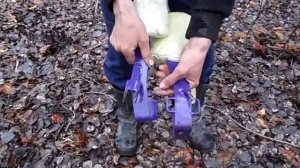 когти кедролазы,испытания когтей с двумя клыками.