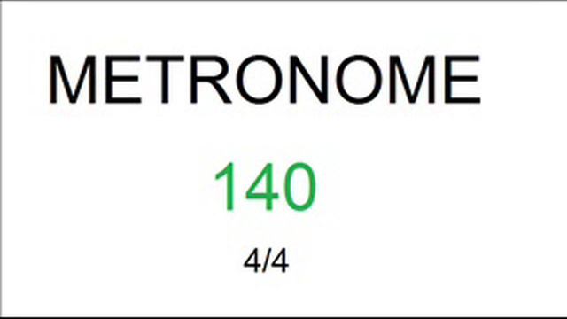 Metronome 140 bpm смотреть онлайн