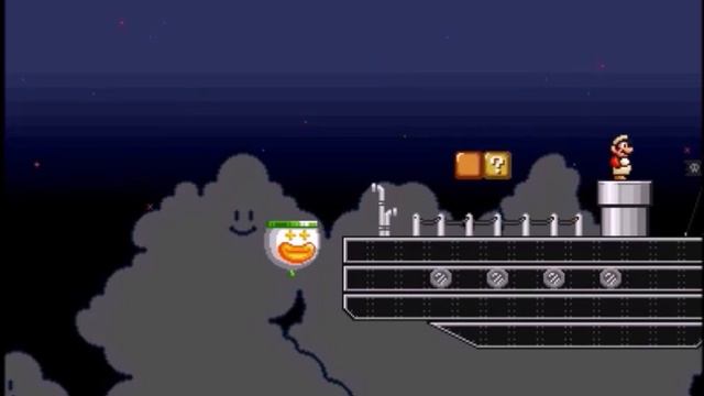 Super Mario Bros X SMBX 1.4.4  Custom Level - SMB1 AIRSHIP