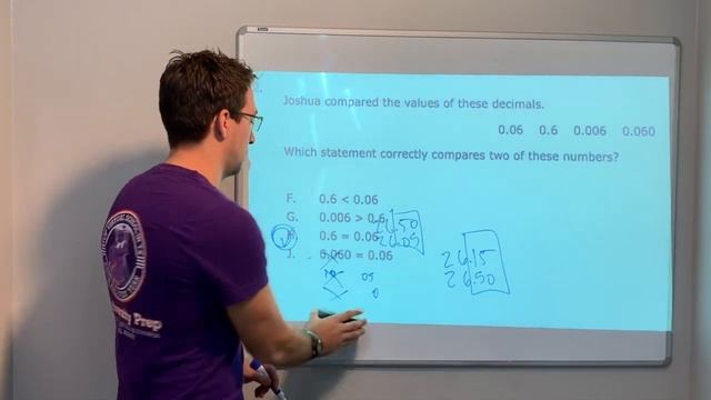 5.2B 1 - Comparing Decimals