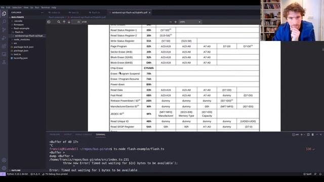 [stream] Driver For SPI Flash + Bus Pirate in TypeScript смотреть онлайн