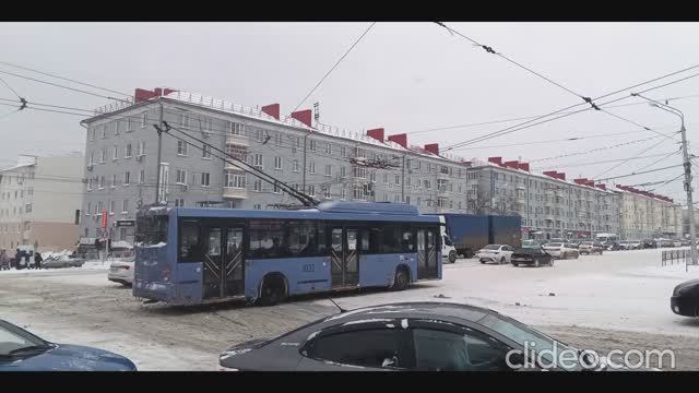 электротранспорт в россии сейчас. город уфа. троллейбусы и трамвай. апрель 2022. прогулка в городе.