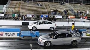 Drag Racing Prius Fourth Run