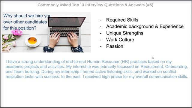 Freshers Job Interview Questions and Answers |Campus placement| In the Interview or on the Intervie