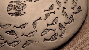 Прокатываю Скалкой По Отпечаткам