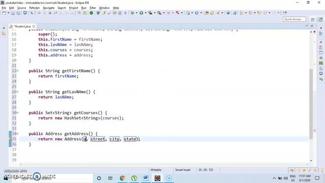 How to create Immutable Class By java temple