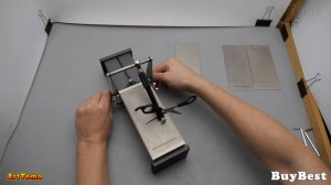 Как быстро заточить ножницы в домашних условиях | Приспособление для заточки ножниц с Алиэкспресс.