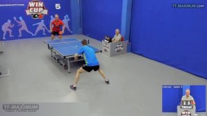 АГРЕССИВНЫЙ ШИПОВИК левша Роман Черевко: игра ДЛИННЫМИ ШИПАМИ OX комбинированный стиль игры шипами