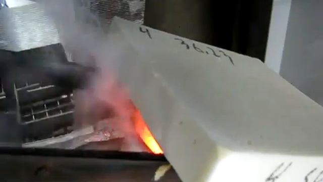 Тест на горючесть М1 ППУ ЭКОТЕРМИКС Г1 смотреть онлайн