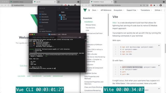 Vite 2.0 ⚡️ Сверхбыстрый инструмент сборки веб-приложений Vue, React, Svelte | Vite vs Vue CLI смотреть онлайн