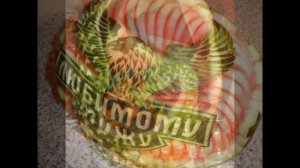 Карвинг из овощей и фруктов.