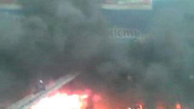 Пожар в универмаге