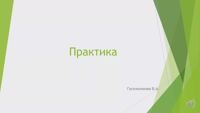 Практика