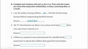 B3RW  Unit 4 , Grammar-Compound sentences