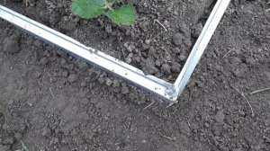 Реконструкция грядки оцинкованными отливами