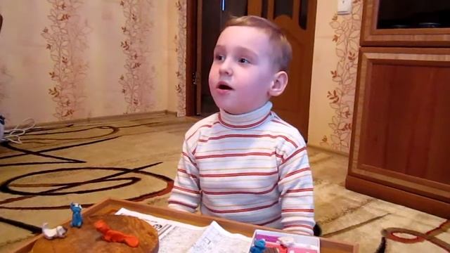 Мой внук Артёмка 3 годика. Стих. смотреть онлайн