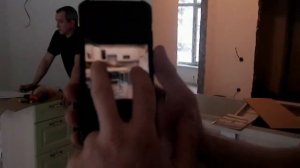 Установка кухни Оливия от ДаВита-мебель в коттеджном посёлке Шишки