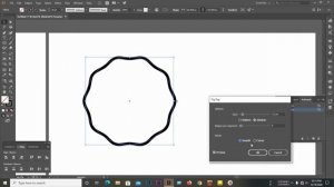How-to create wavy circle in Adobe illustrator