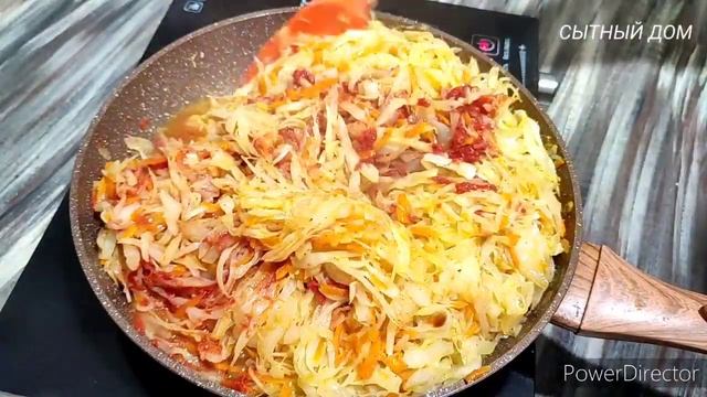 Тушёная Капуста - такой вкусной я ещё не ела! Все дело в Сухарях!