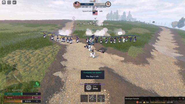 Roblox Napoleonic Wars | United States Army | USA vs Spain смотреть онлайн