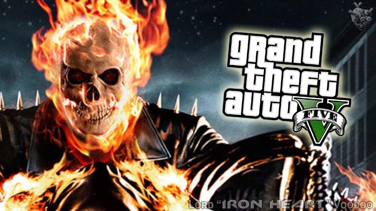 GTA V! ПРИЗРАЧНЫЙ ГОНЩИК / GHOST RIDER! ВИДЕО ОБЗОР ЛУЧШИХ МОДОВ ИГРЫ GTA 5 MODS [ГТА 5 МОДЫ] #018