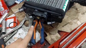 2022/11/04 - укрепление радиатора отопителя салона фольцваген поло в коробе