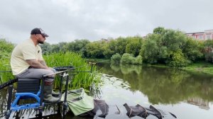 ФИДЕРНАЯ рыбалка в городе!!ЛЕЩ на Клязьме