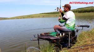 Ловля карпа и амура на озере Клишова
