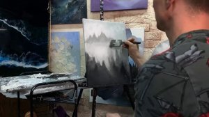 Мастер класс по живописи. Как нарисовать лес?