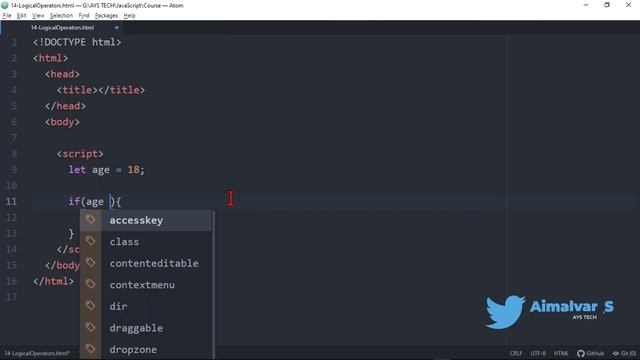 14. Logical Operators in JavaScript | JavaScript | JavaScript in Pashto