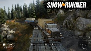 Сюжетная миссия - Cargo from the ship | Геймплей SnowRunner | Logitech G29