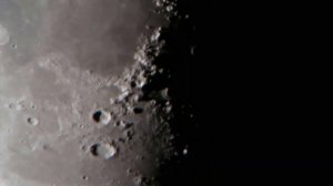 Moon through 8" newtonian telescope